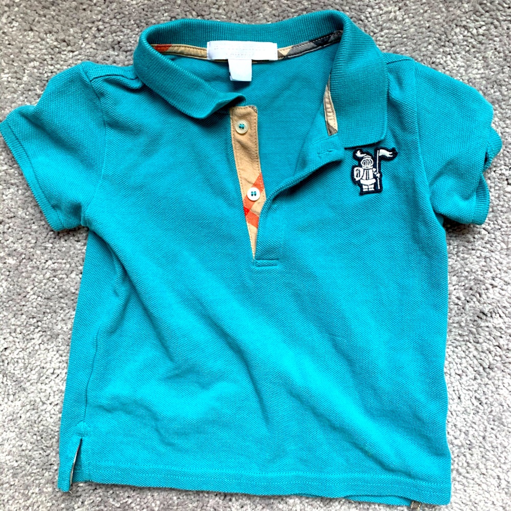 Like New beautiful Burberry boys polo